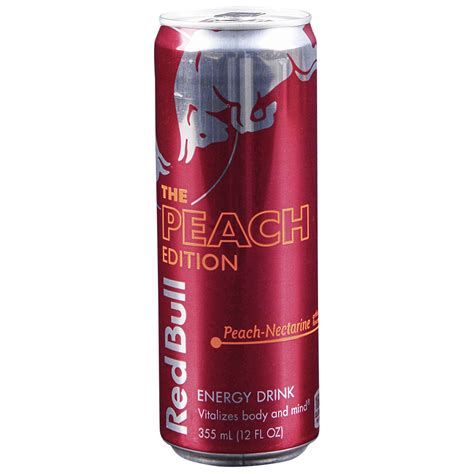 Red Bull Peach 12oz Cans Applejack