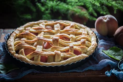 Old Fashioned Peach Pie Bishops Orchards