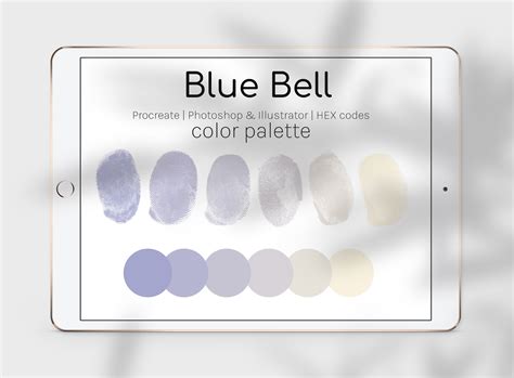 Blue Bell Color Palette Graphic By Emmaloustudioco · Creative Fabrica