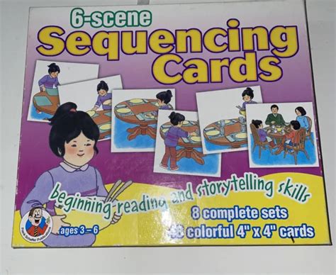 6 Scene Sequencing Cards Frank Schaffer Reading And Storytelling Ages 3 6