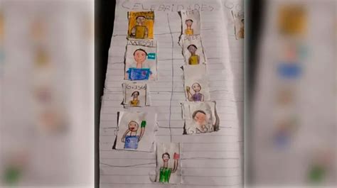 Mundial Qatar 2022 Como No Tiene Plata Para Figuritas Un Nene De 8 Años Dibujó Su Propio Album