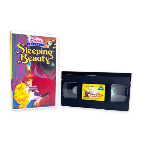 Sleeping Beauty Walt Disney Classic Vhs Movie Video Tape Big Box The