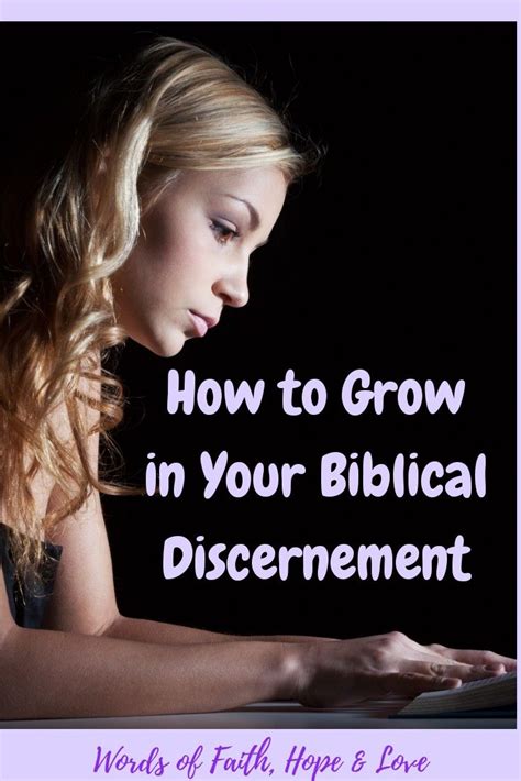 Biblical Discernment And Why Christians Need It Words Of Faith Hope