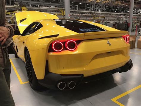 Yellow Ferrari 812 Superfast Looks Bewitching In First Real Life Photos