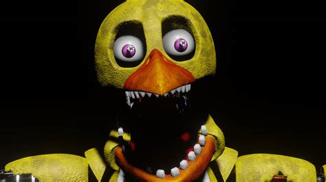 Withered Chica Jumpscare Blender By Fusionii On Deviantart