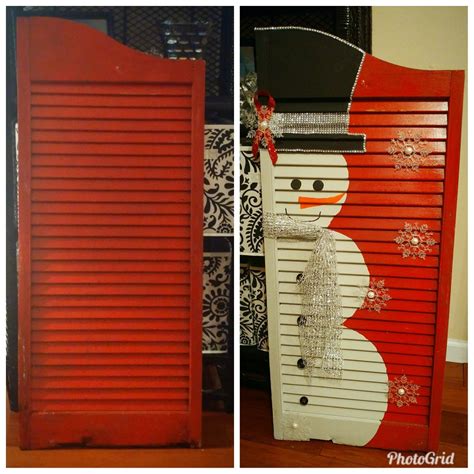 Diy Christmas Shutter Decor I Found The Shutter At My Local Recycle