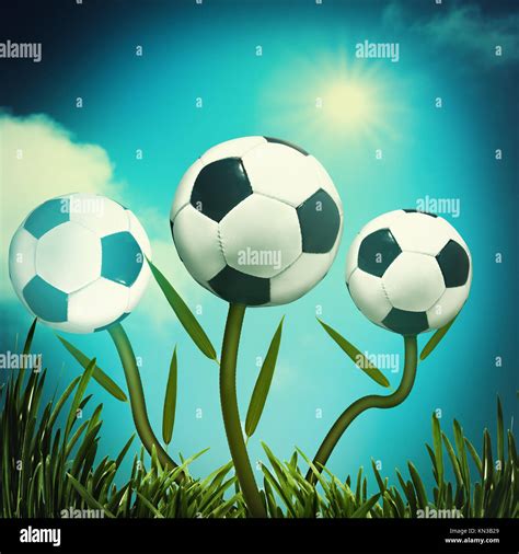 Funny Football And Soccer Backgrounds For Your Design Stock Photo Alamy