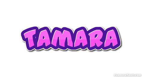 Tamara Лого Бесплатный инструмент для дизайна имени от Flaming Text