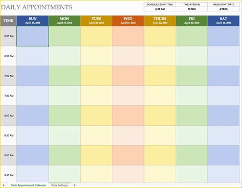 Free Scheduling Calendar Template Of Free Excel Calendar Templates