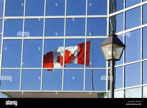 View Of Canadian Flag At Halifax Regional Municipality Nova Scotia