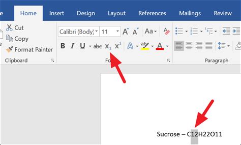 How To Do Subscript In Word
