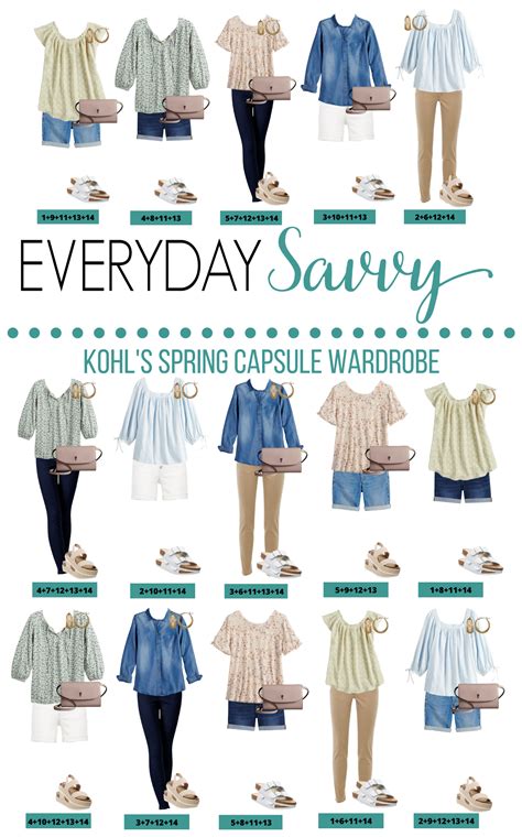 Kohls Capsule Wardrobe Spring Everyday Savvy