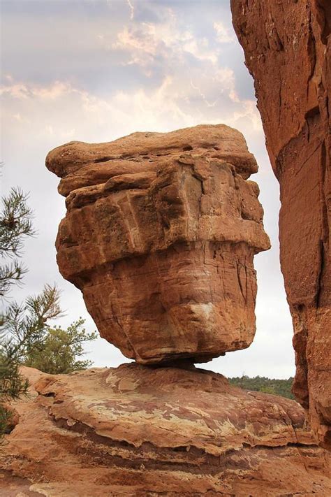 Balanced Rock Garden Of The Gods Colorado By Mike Mcglothlen