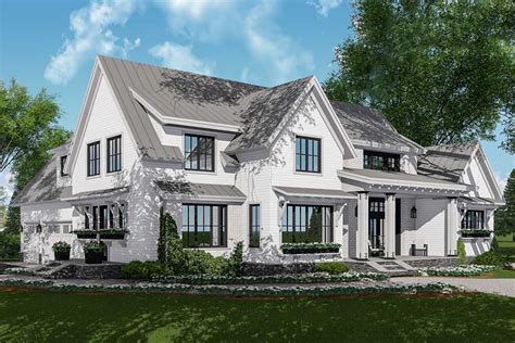 Modern Farmhouse Plan Rich With Features 14662rk
