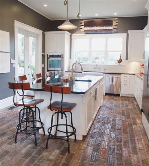 Kitchen flooring might need to be practical and hardwearing, but there's no need for it to be dull. 6 Brick Kitchen Floor Ideas We're Currently Obsessing Over ...