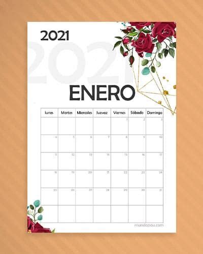 Cómo Descargar Calendario 2021 Para Imprimir Gratis Plantilla De