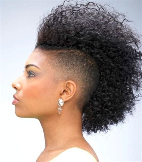 Black girls are precocious with pretty thick and frizzy hair. 36 Mohawk Hairstyles for Black Women (Trending in April 2021)