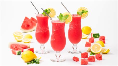 Watermelon Rum Lemonade Slushies Recipe Is Perfect For Summer