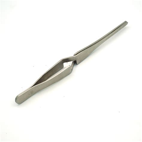 Cross Lock Stainless Steel Reverse Action Tweezer Acrylic Nail Shaping