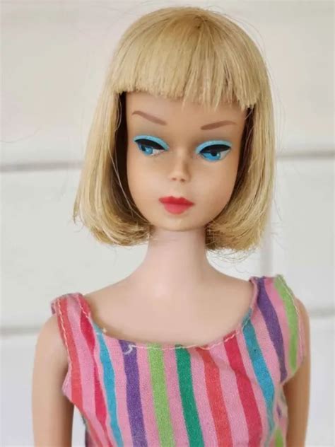 Vintage Bend Leg Ash Blonde Long Hair American Girl Barbie Lovely 599 00 Picclick