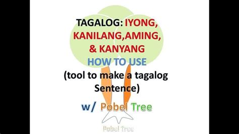 Free Tagalog Language Tutorial Make A Tagalog Sentence Right Away Speak
