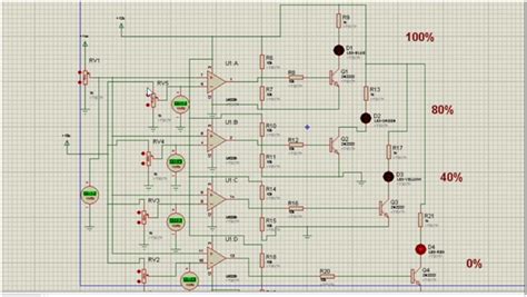 12v Battery Voltage Monitor Using Leds And Lm339 Comparator