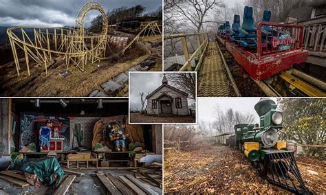 Haunting Images Of Abandoned Amusement Park Ghost Town In The Sky