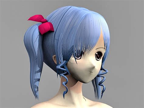 Anime Girl Nude 3d Model 3ds Maxobject Files Free Download Modeling