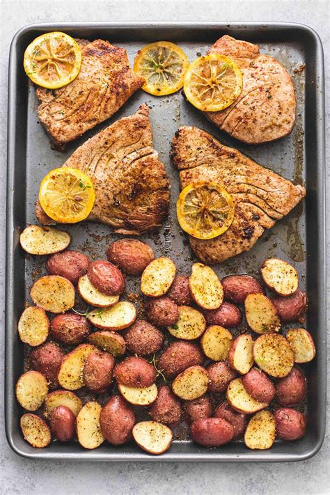 Something i think about those larger salt crystals that explode flavor from the tuna! Bold and flavorful sheet pan tuna steaks with tender ...