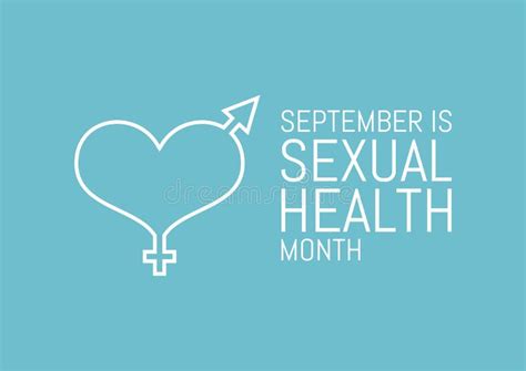 September Is Sexual Health Awareness Month Vector Illustration Stock Vector Illustration Of