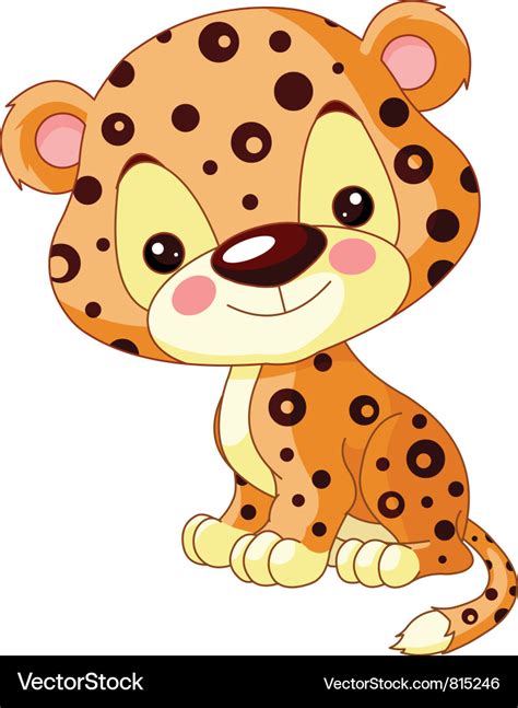 Cartoon Jaguar Royalty Free Vector Image Vectorstock