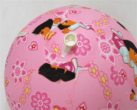 Fabric Balloon Cover Ball Toy Pink Dora The Explorer