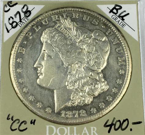 Lot 1878 Cc Us 1 Morgan Silver Dollar W Case Bu