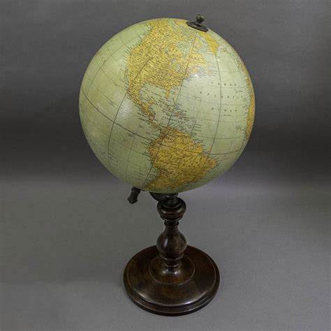 Globe American Rand Mcnally Lunar 12 Inch Table Globe Plexiglass