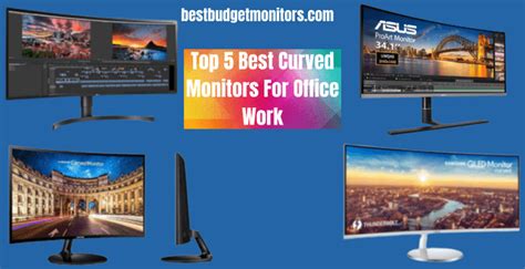 Top 5 Best Curved Monitors For Office Work