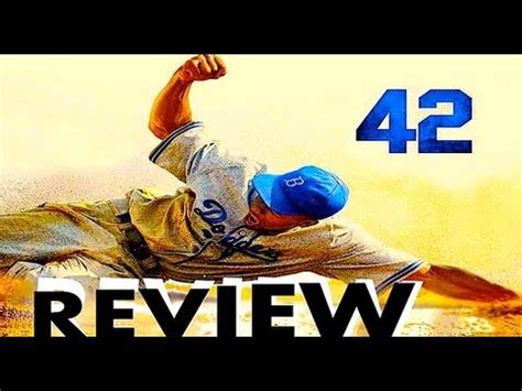 Jackie robinson, 42, first black man to play on a team of all whites and make it to the world championship. 42 - Movie Review The Jackie Robinson Story - YouTube