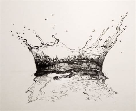 Water Splash Drawing At Getdrawings Free Download