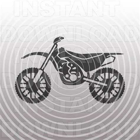 Motocross Svg Filedirtbike Svgmotorcycle Svg Vector Art For Etsy