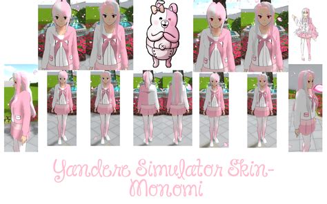 Yandere Simulator Monomi Skin By Imaginaryalchemist On