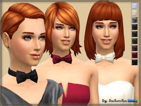 Necklace Bow Tie At Bukovka Sims 4 Updates Sims 4 Clothing Sims 4