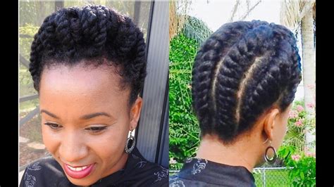 Check out these amazing and protective crochet braids, twists. Natural Hair | Chunky Flat Twist Protective hairstyle ...