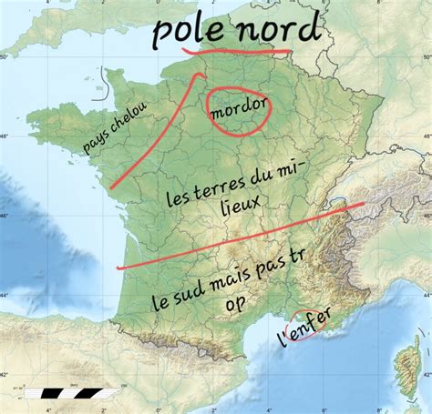 La limite du Nord et du Sud en France ? | Veille cartographique 2.0