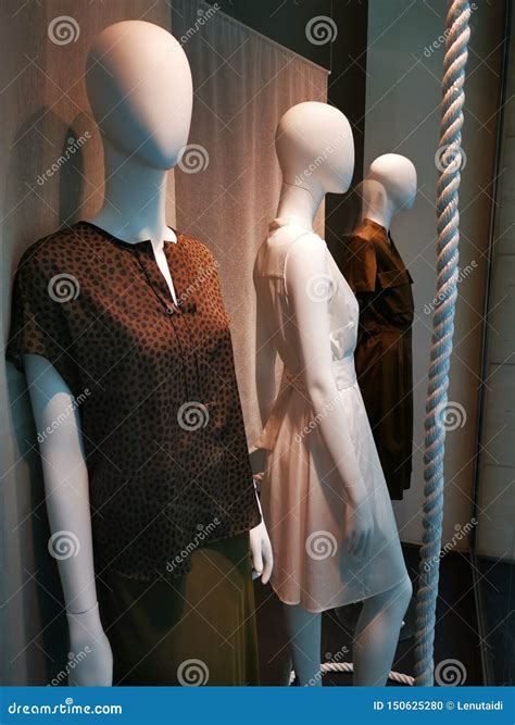 Fashion Dummy Seasonal Clothing For Women Stock Photo Image Of Area
