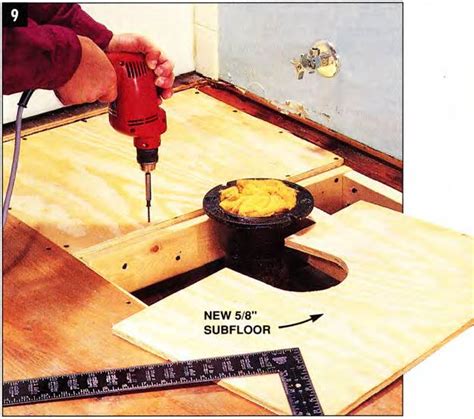 Laying floor tiles in a small bathroom houseful of handmade. Lay Subfloor Bathroom - Diy How To Install Tile Floor In A ...