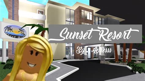 Sunset Resort Bloxburg🤩🌴 Youtube