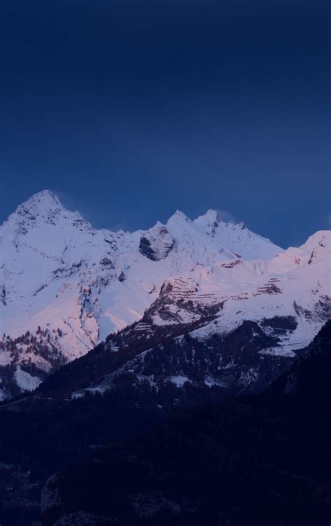 Download 840x1336 Wallpaper White Summits Glacier Nature Mountains