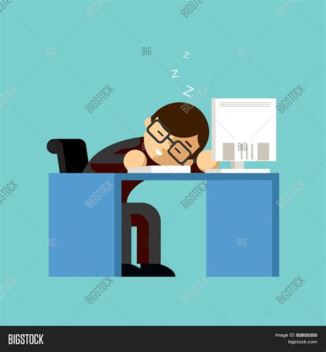 Businessman Sleeping Vector And Photo Free Trial Bigstock