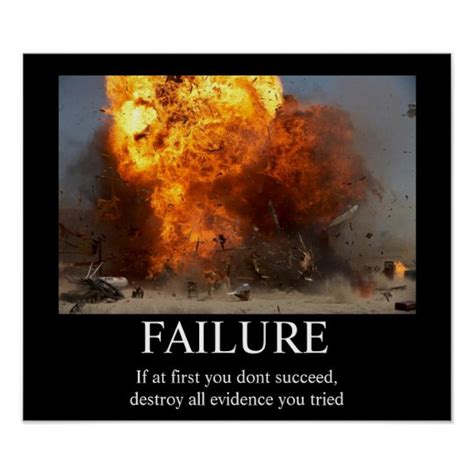 Failure Funny Motivational Poster