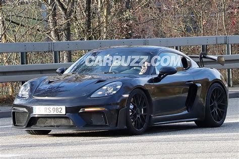 Porsche Cayman Gt Rs Spied Completely Naked Carbuzz