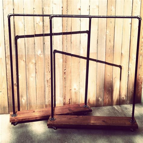 We sussed them out and decided it wouldn't be that hard to make our own and boy do we love it! SIR TULKA: Industrial Clothing Rack | Garment racks ...